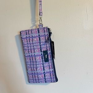 NWT Purple and Pink Scout “Kate” Wristlet